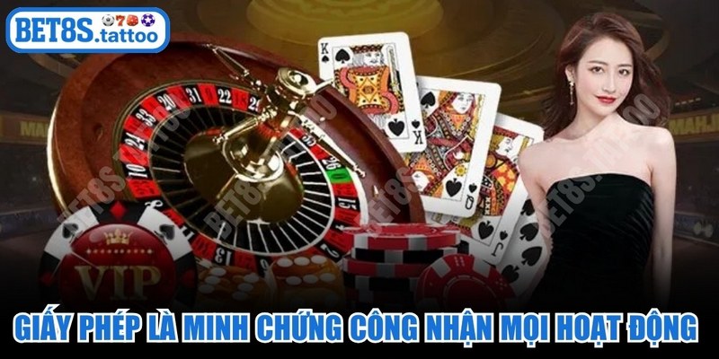 Giấy phép là minh chứng công nhận mọi hoạt động tại nhà cái là hợp pháp